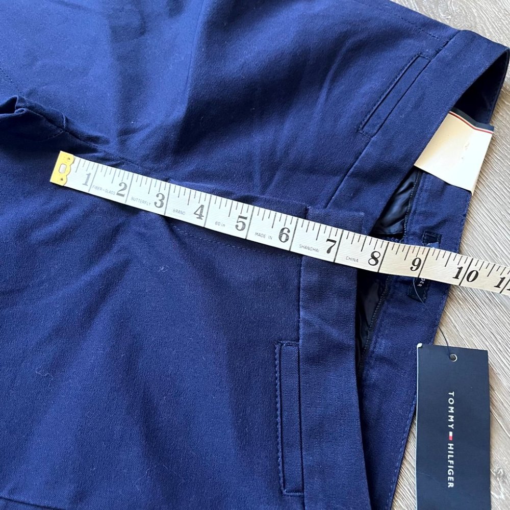 NWT Tommy Hilfiger Madison Strectch Slim Ankle‎ Navy Pants size 00 - Picture 5 of 8